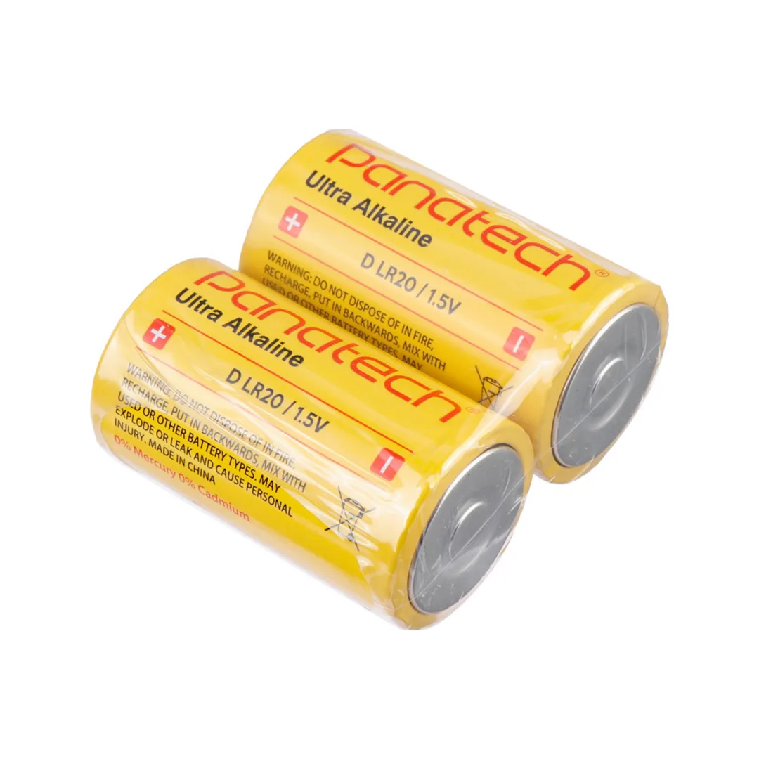 باتری بزرگ پاناتک مدل LR20P بسته 2 عددی شرینک