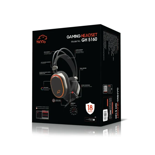 هدست گیمینگ سیمی تسکو مدل GH5160 - Image 4