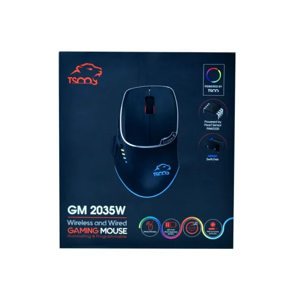 ماوس بی سیم گیمینگ تسکو مدل GKM2035 - Image 6