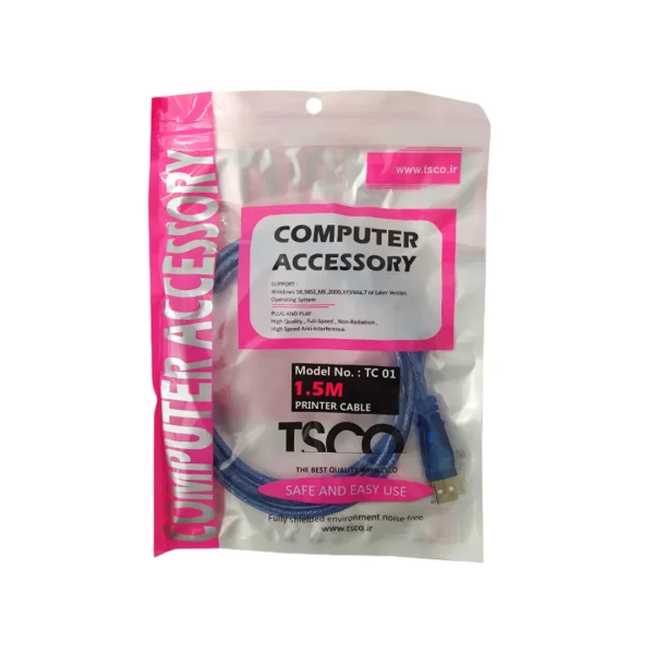 کابل پرینتر تسکو مدل TC01 طول 1.5 متر