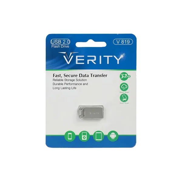 فلش مموری وریتی مدل V819 ظرفیت 32 گیگابایت USB2.0