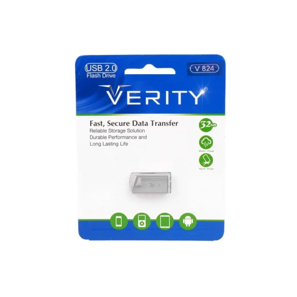 فلش مموری وریتی مدل V824 ظرفیت 32 گیگابایت USB2.0