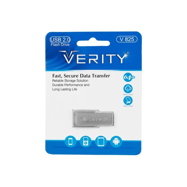 فلش مموری وریتی مدل V825 ظرفیت 32 گیگابایت USB2.0