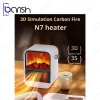 هیتر برقی رو میزی 1000وات طرح شومینه مدل GXZ-N7 - Image 3