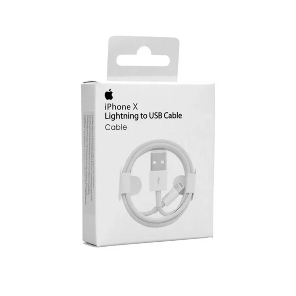کابل دیتا و شارژ اورجینال لایتنینگ Iphone X