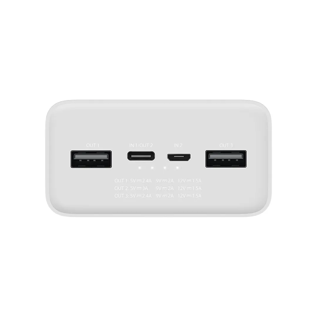 پاوربانک فست شارژ 30000 میلی آمپر شیائومی مدل Redmi PB3018ZM