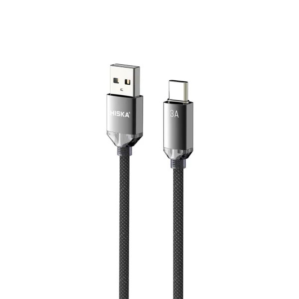 کابل شارژ و دیتا تایپ سی هیسکا مدل LX-801AC