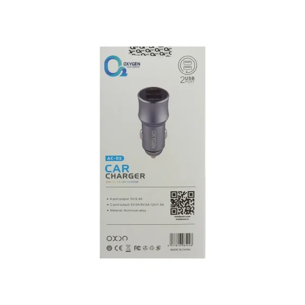 شارژر فندکی اکسیژن مدل AC-02