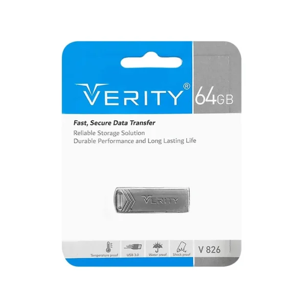 فلش مموری وریتی مدل V826 ظرفیت 64 گیگابایت USB3.0