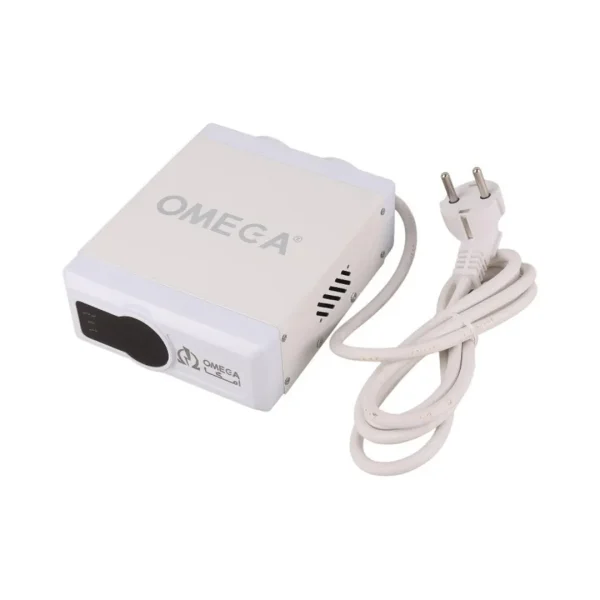 محافظ برق دیجیتال یخچال و فریزر 2 خانه امگا مدل F2100