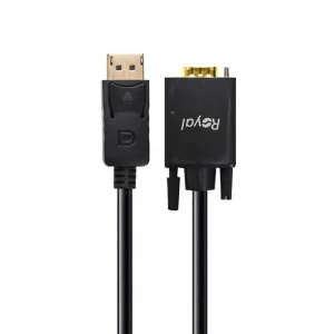 کابل تبدیل Display port به VGA رویال مدل 4K طول 1.8 متر