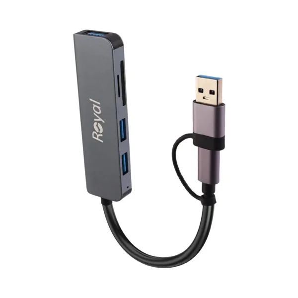 هاب 5 پورت USB 3.0 رویال مدل RHC-30