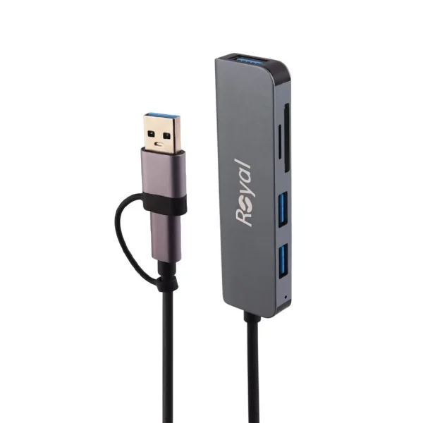هاب 5 پورت USB 3.0 رویال مدل RHC-30
