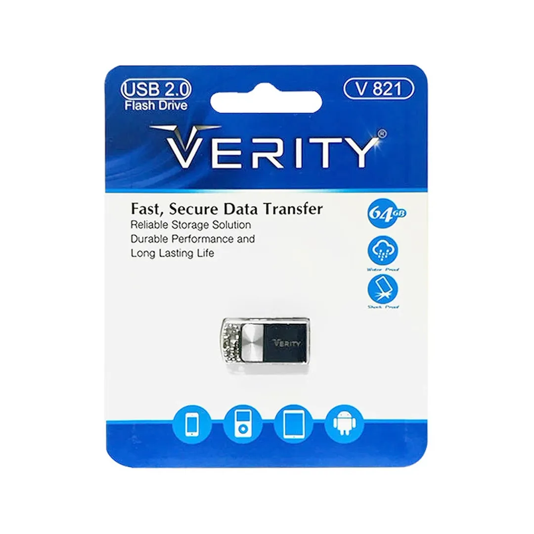 فلش مموری وریتی مدل V821 ظرفیت 64 گیگابایت USB2.0