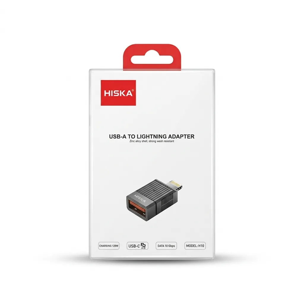 مبدل OTG لایتنینگ هیسکا مدل H10