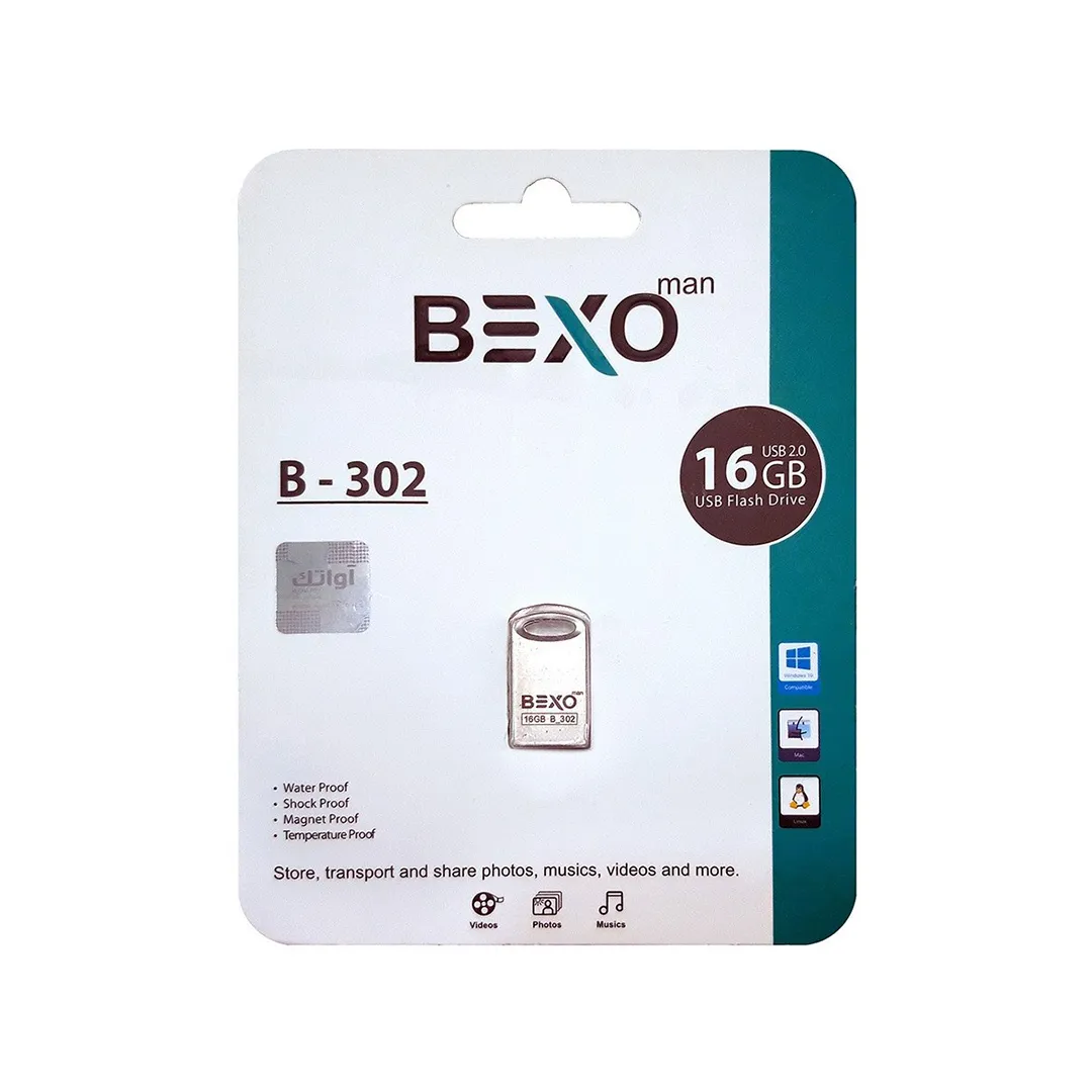 فلش مموری بکسو مدل B-302 ظرفیت 32 گیگابایت USB2.0