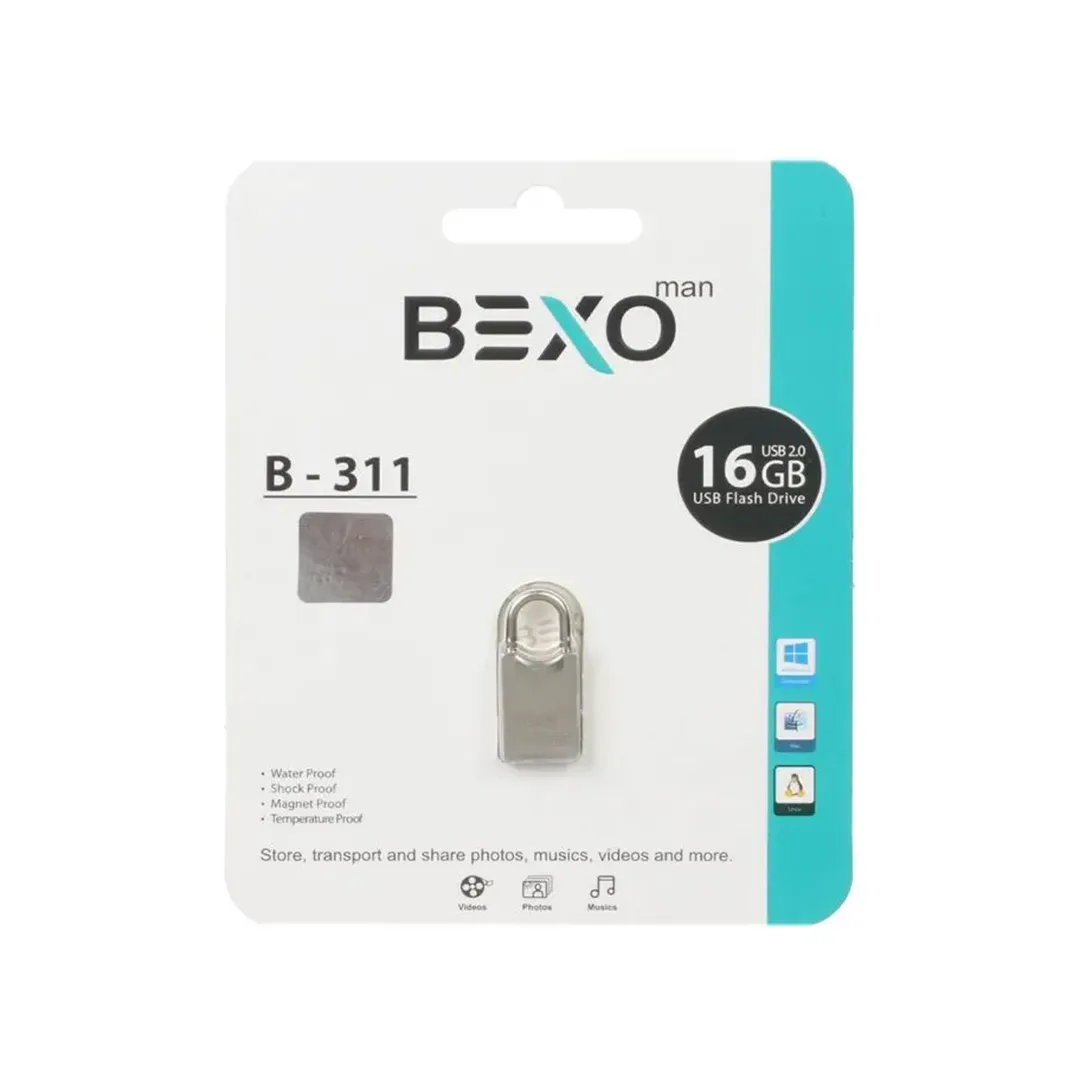 فلش مموری بکسو مدل B-311 ظرفیت 16 گیگابایت USB2.0