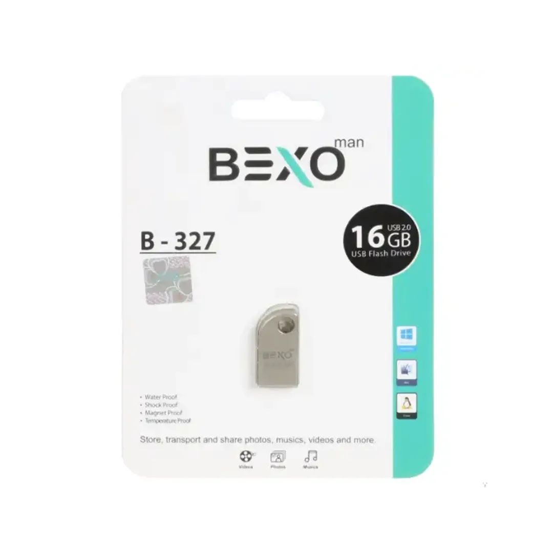 فلش مموری بکسو مدل B-327 ظرفیت 16 گیگابایت USB2.0