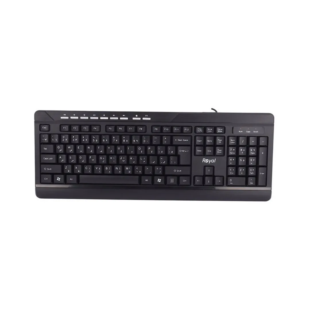 کیبورد سیمی رویال مدل RK-330