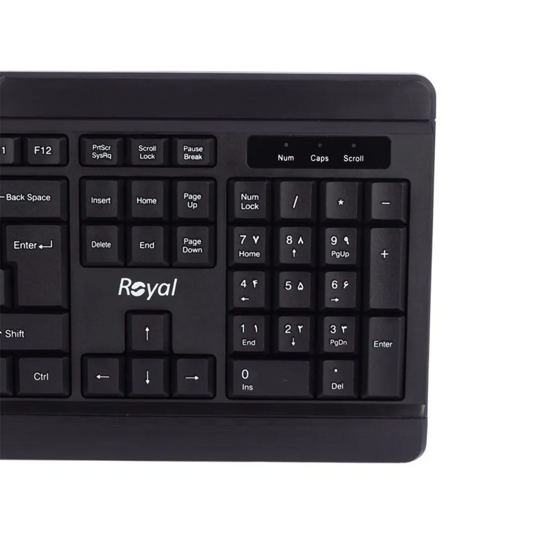 کیبورد سیمی رویال مدل RK-330