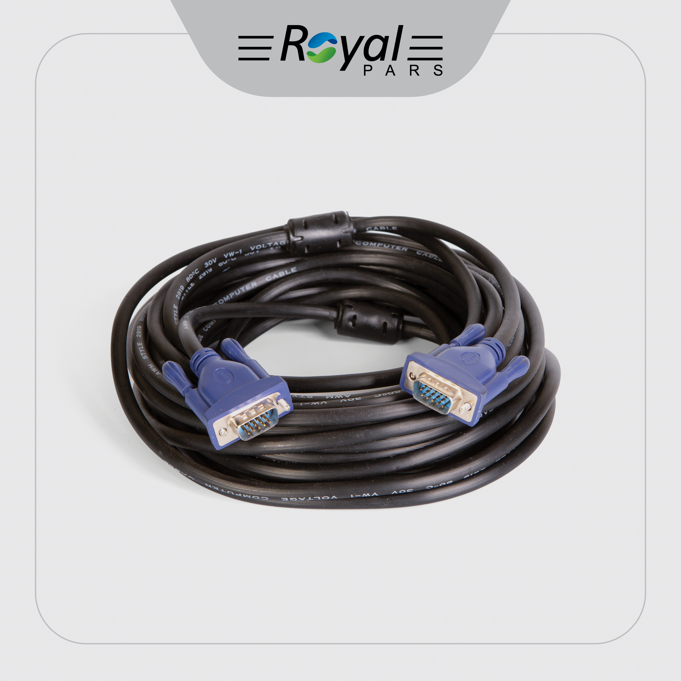 کابل VGA رویال 4+3 طول 10 متری