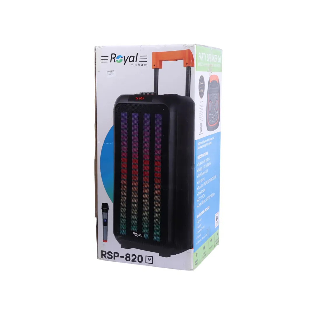اسپیکر بلوتوثی قابل حمل رویال مدل RSB-820
