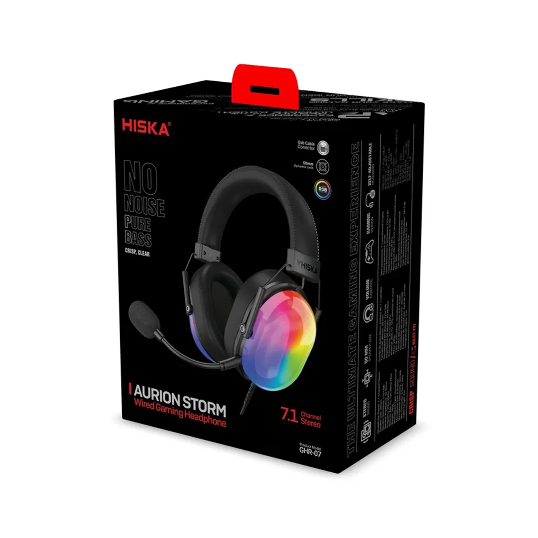 هدست گیمینگ سیمی هیسکا مدل GHR-07