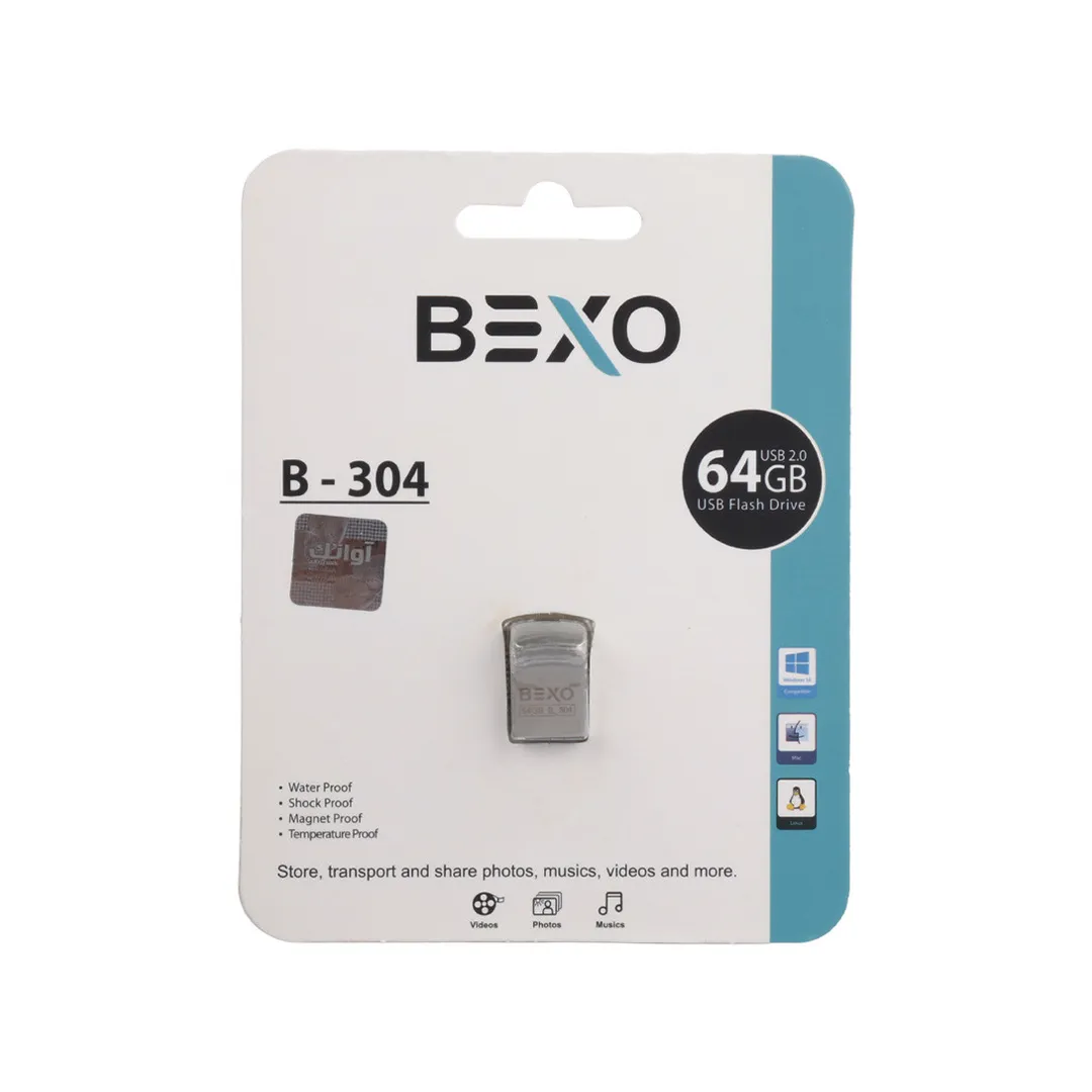 فلش مموری بکسو مدل B-304 ظرفیت 64 گیگابایت USB2.0