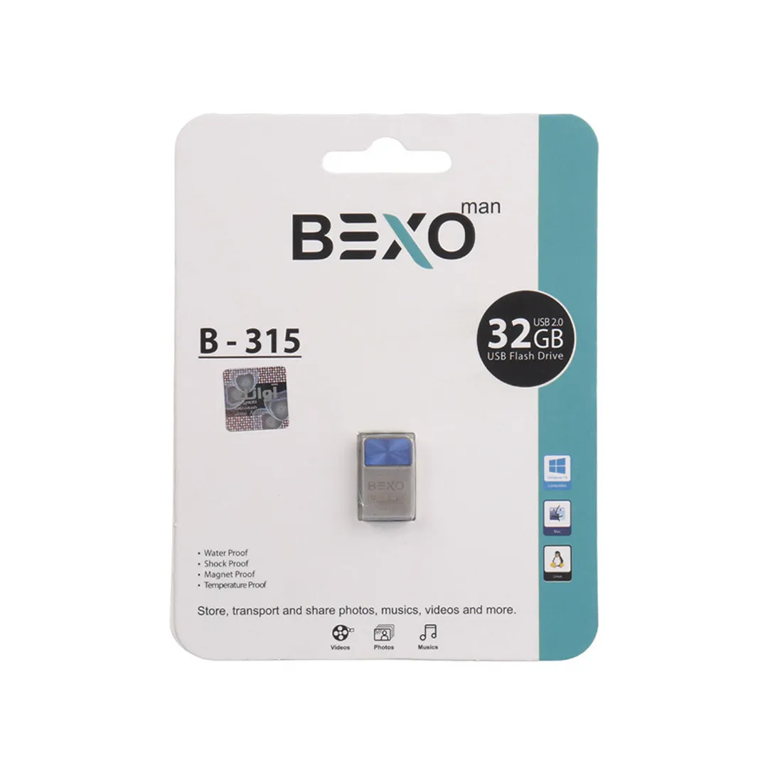 فلش مموری بکسو مدل B-315 ظرفیت 32 گیگابایت USB2.0