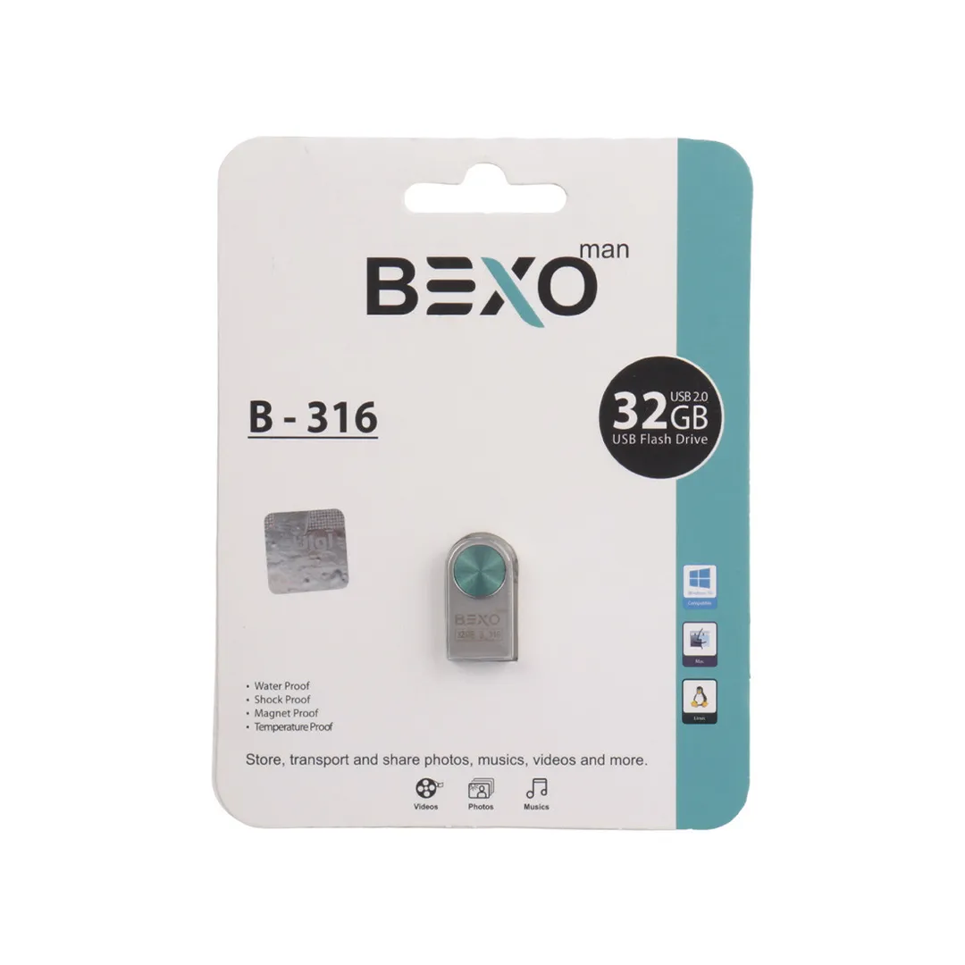 فلش مموری بکسو مدل B-316 ظرفیت 16 گیگابایت USB2.0