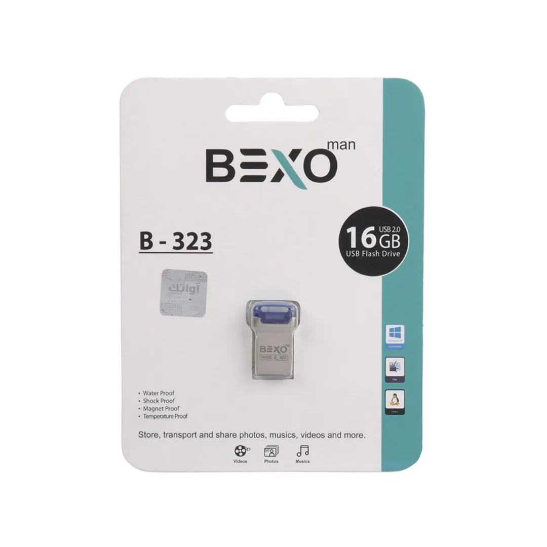 فلش مموری بکسو مدل B-323 ظرفیت 16 گیگابایت USB2.0