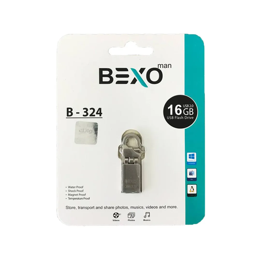 فلش مموری بکسو مدل B-324 ظرفیت 16 گیگابایت USB2.0
