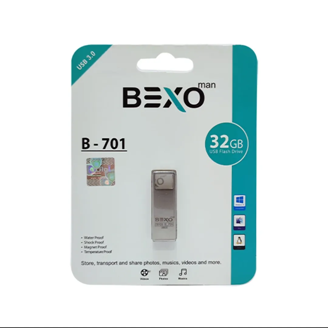 فلش مموری بکسو مدل B-701 ظرفیت 32 گیگابایت USB3.0