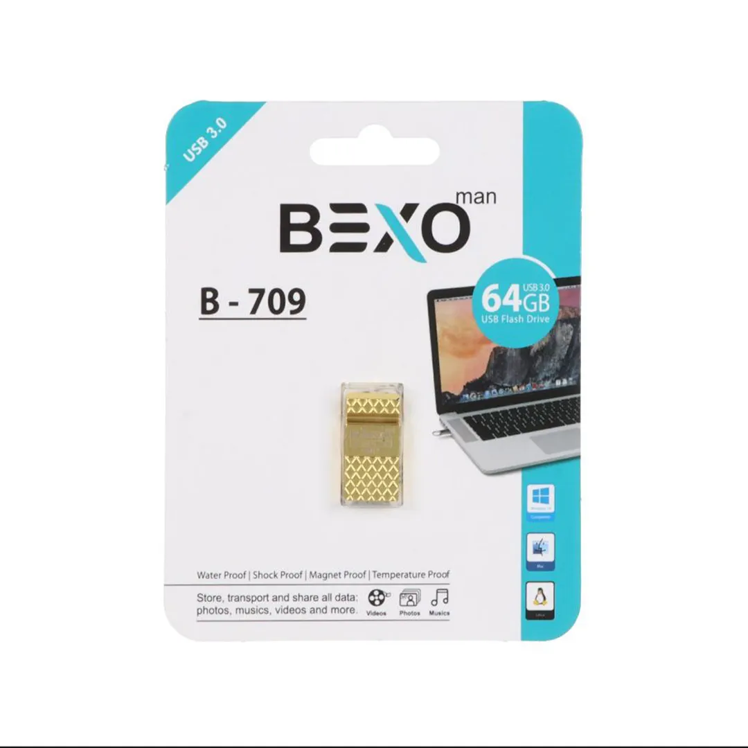 فلش مموری بکسو مدل B-709 ظرفیت 64 گیگابایت USB3.0