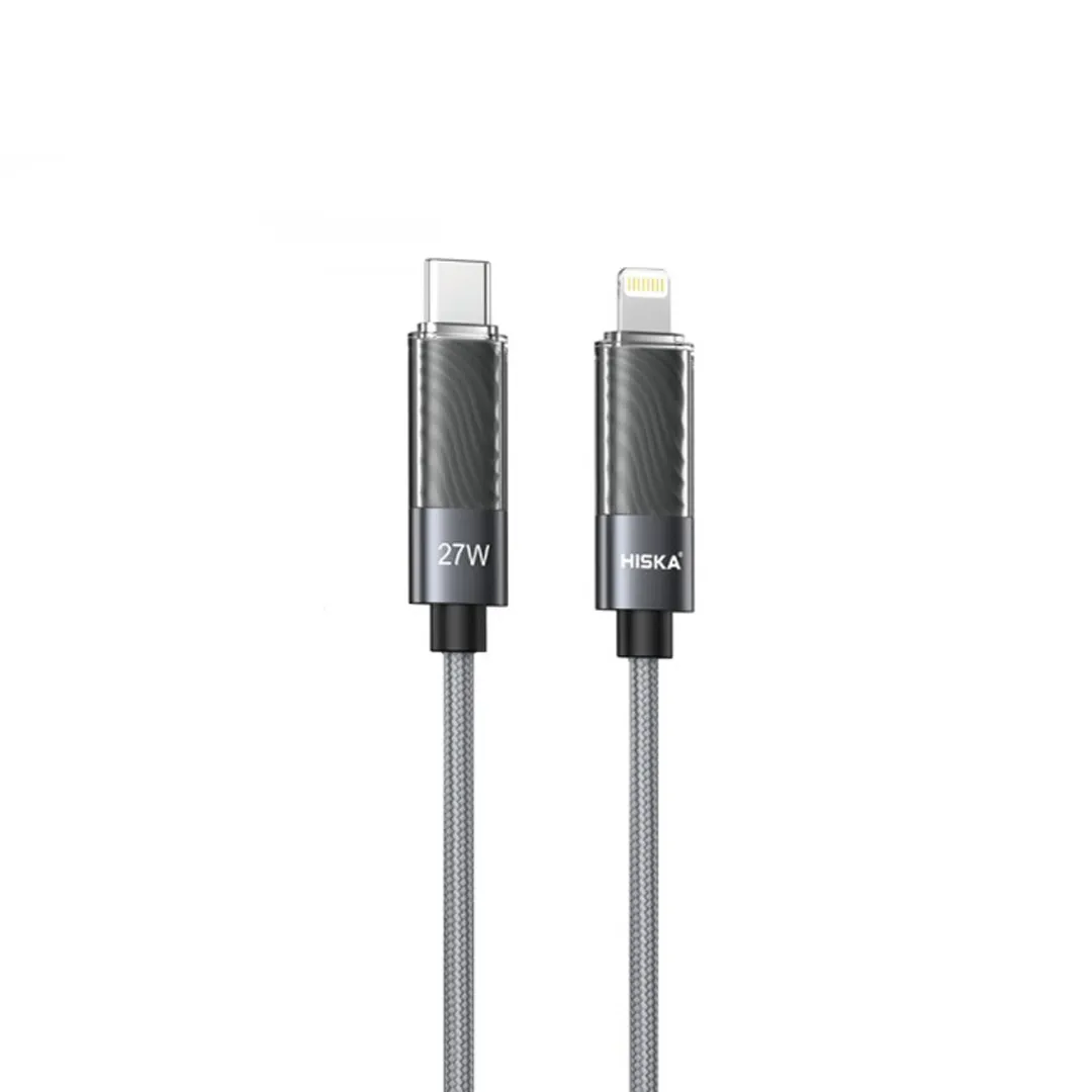 کابل شارژ و دیتا تایپ سی به لایتنینگ هیسکا مدل LX-821CL