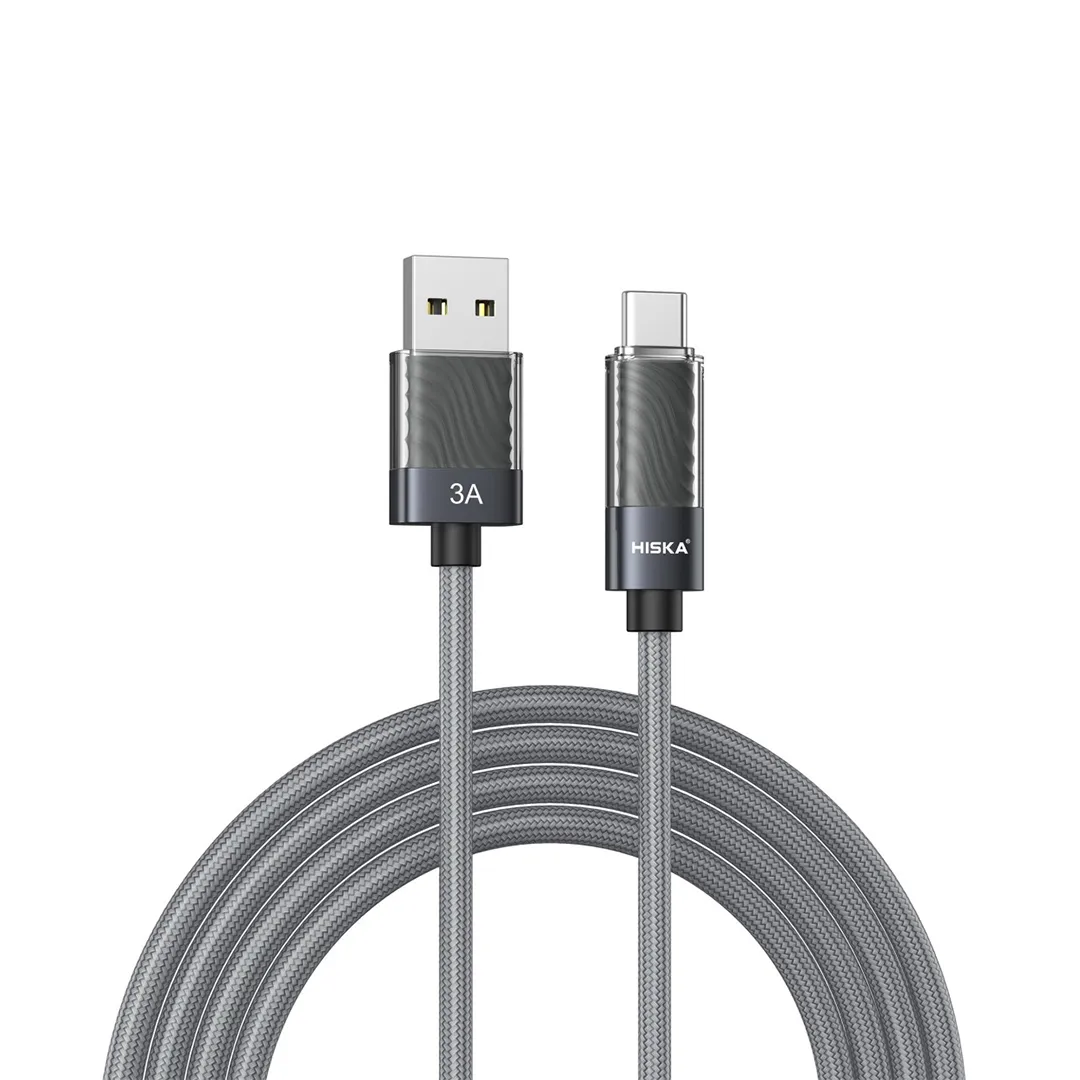 کابل شارژ و دیتا تایپ سی هیسکا مدل LX-821AC