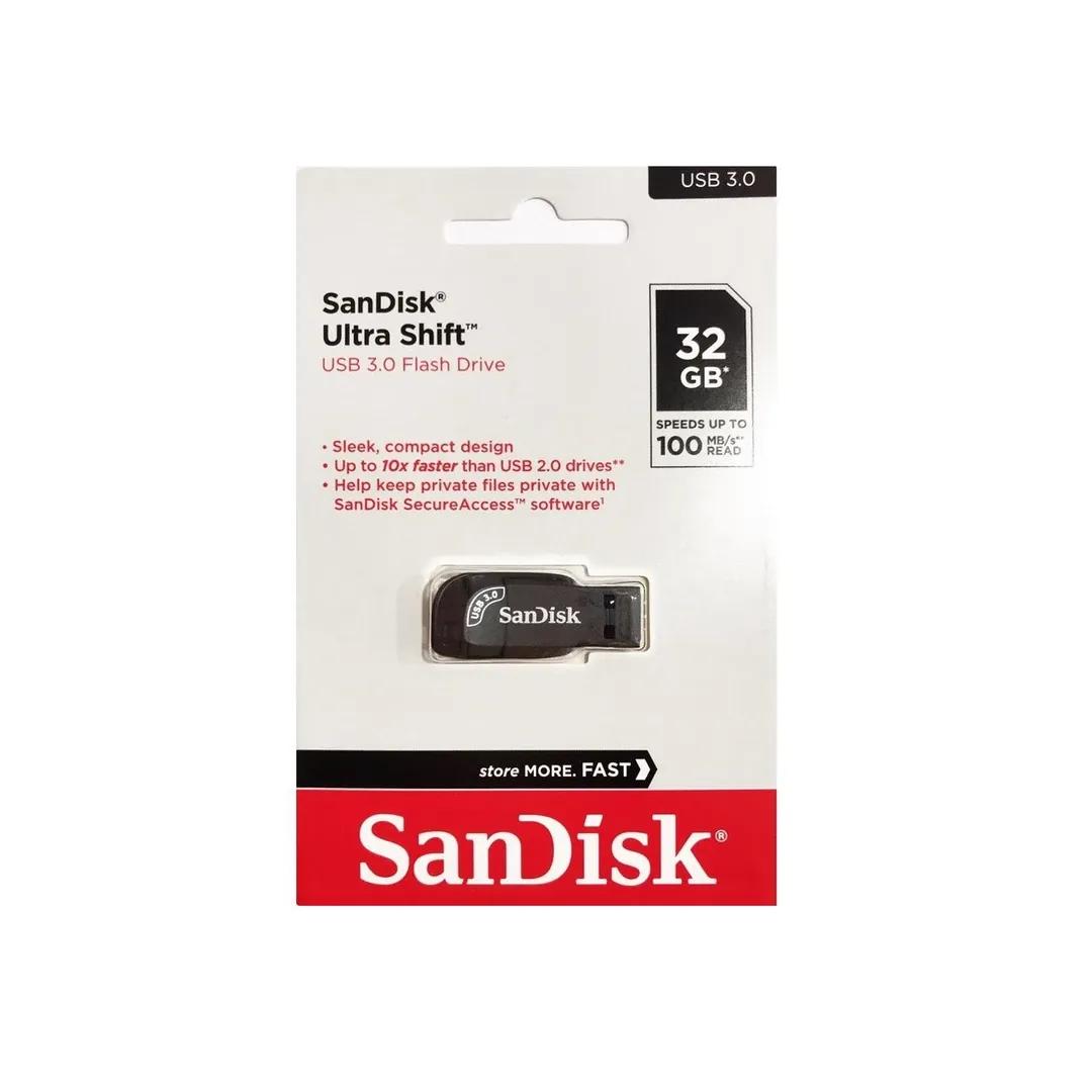 فلش سن دیسک مدل Ultra Shift CZ410 ظرفیت 32 گیگابایت USB3.0