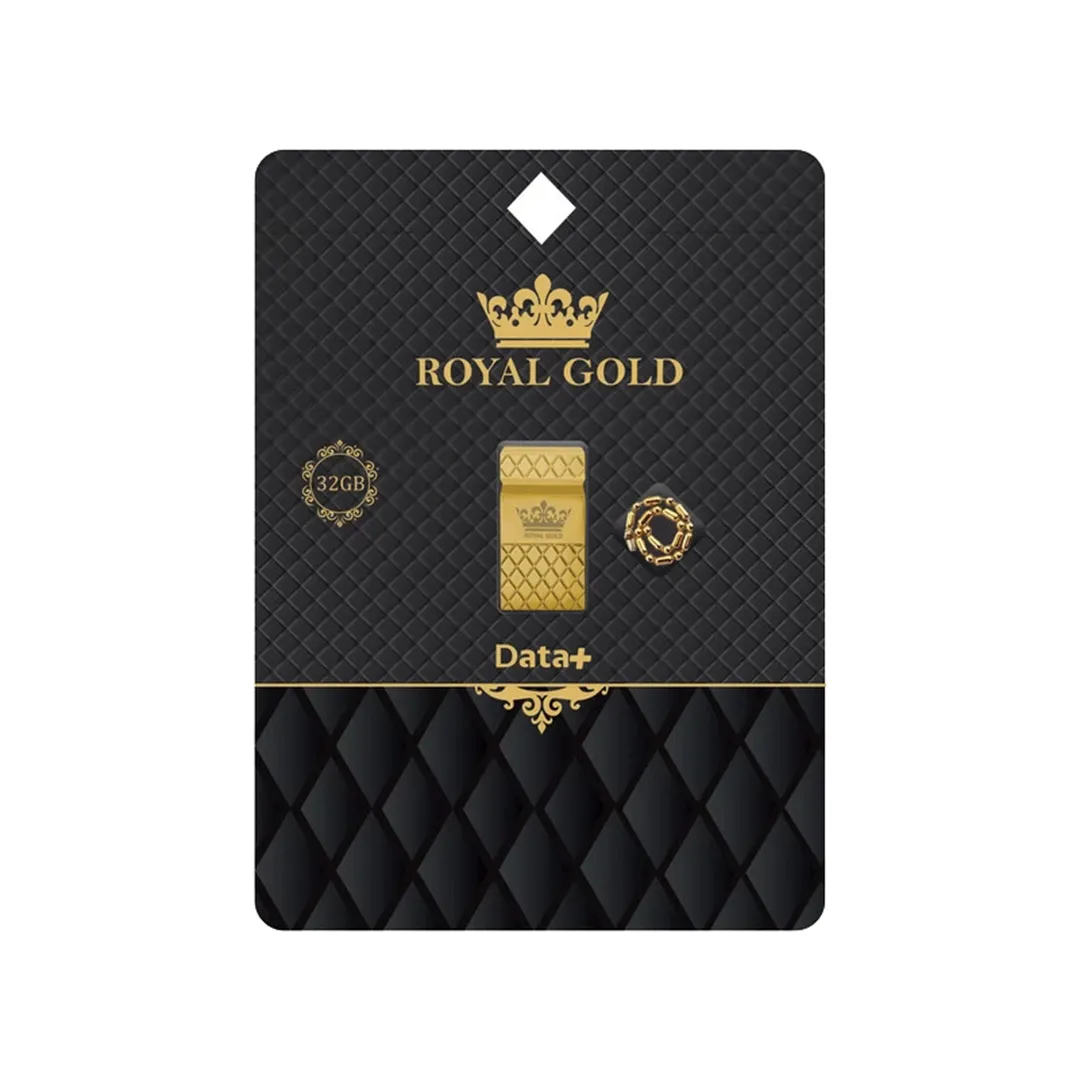 فلش مموری دیتا پلاس مدل ROYAL GOLD ظرفیت 64 گیگابایت