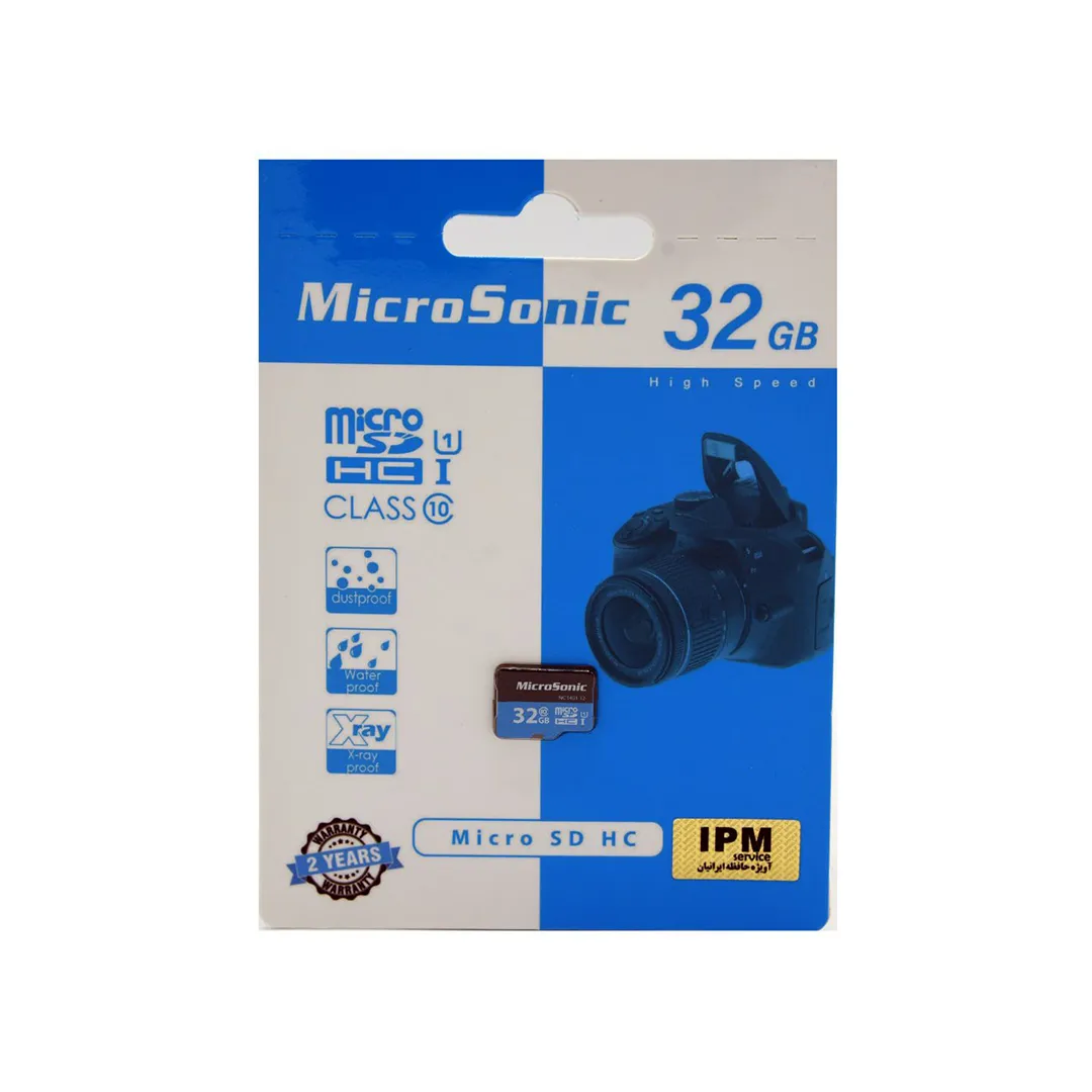 کارت حافظه میکرو SD میکروسونیک مدل U1 ظرفیت 32 گیگابایت
