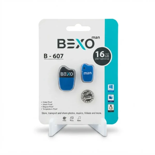فلش مموری بکسو مدل B-607 ظرفیت 16 گیگابایت USB2.0