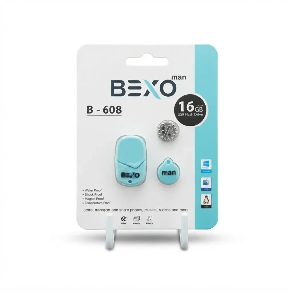 فلش مموری بکسو مدل B-608 ظرفیت 16 گیگابایت USB2.0
