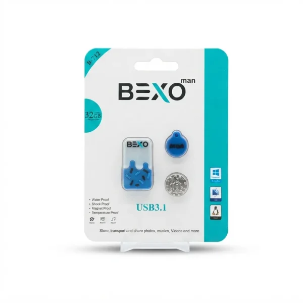 فلش مموری بکسو مدل B-712 ظرفیت 32 گیگابایت USB3.1
