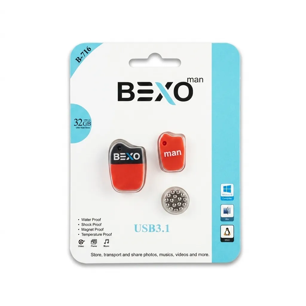 BEXO-B716-32GB-RED