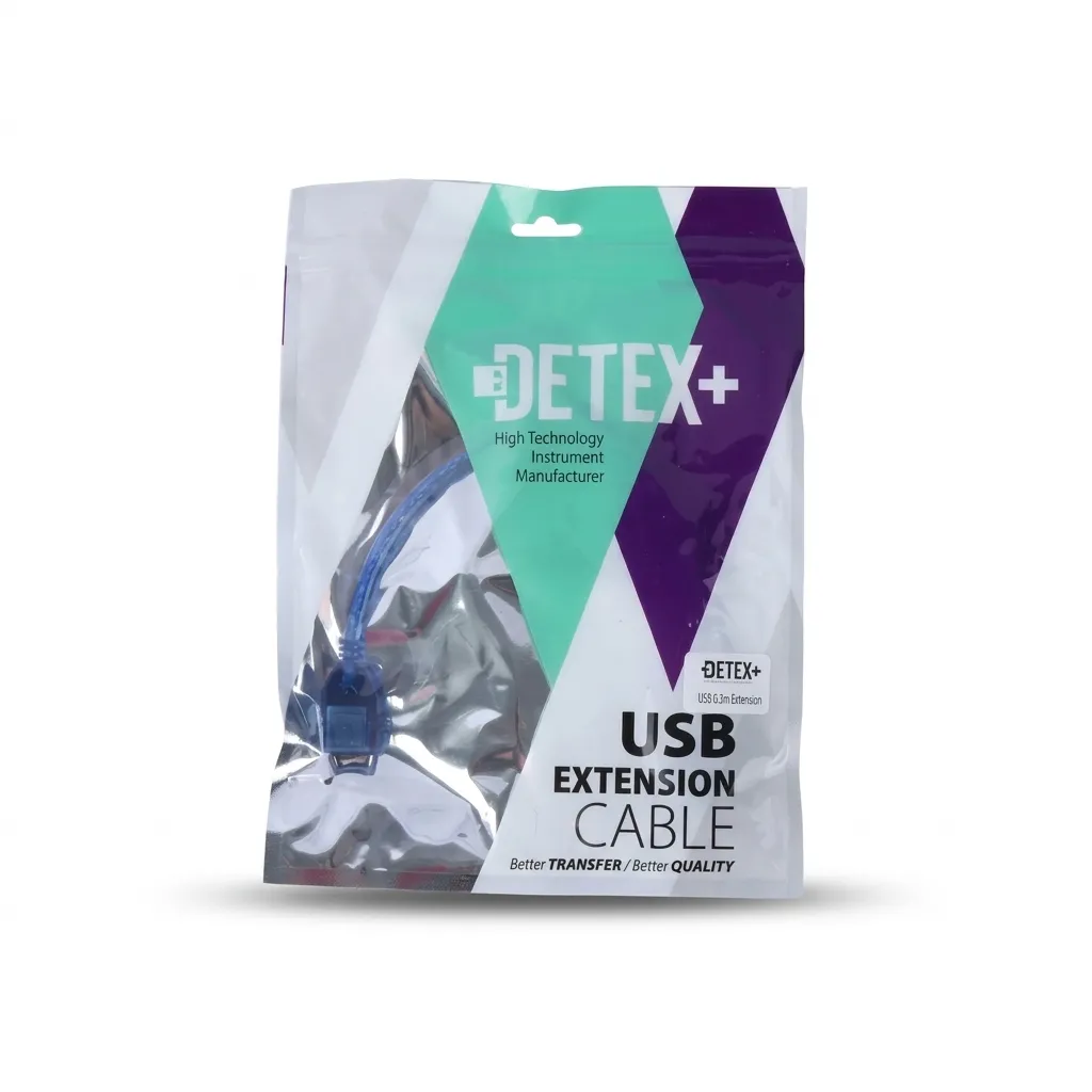 کابل افزایش طول USB دیتکس پلاس طول 30 سانتی‌متر