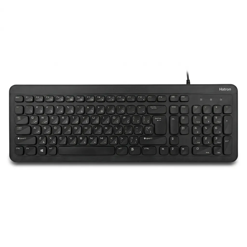 کیبورد سیم دار هترون مدل HK181