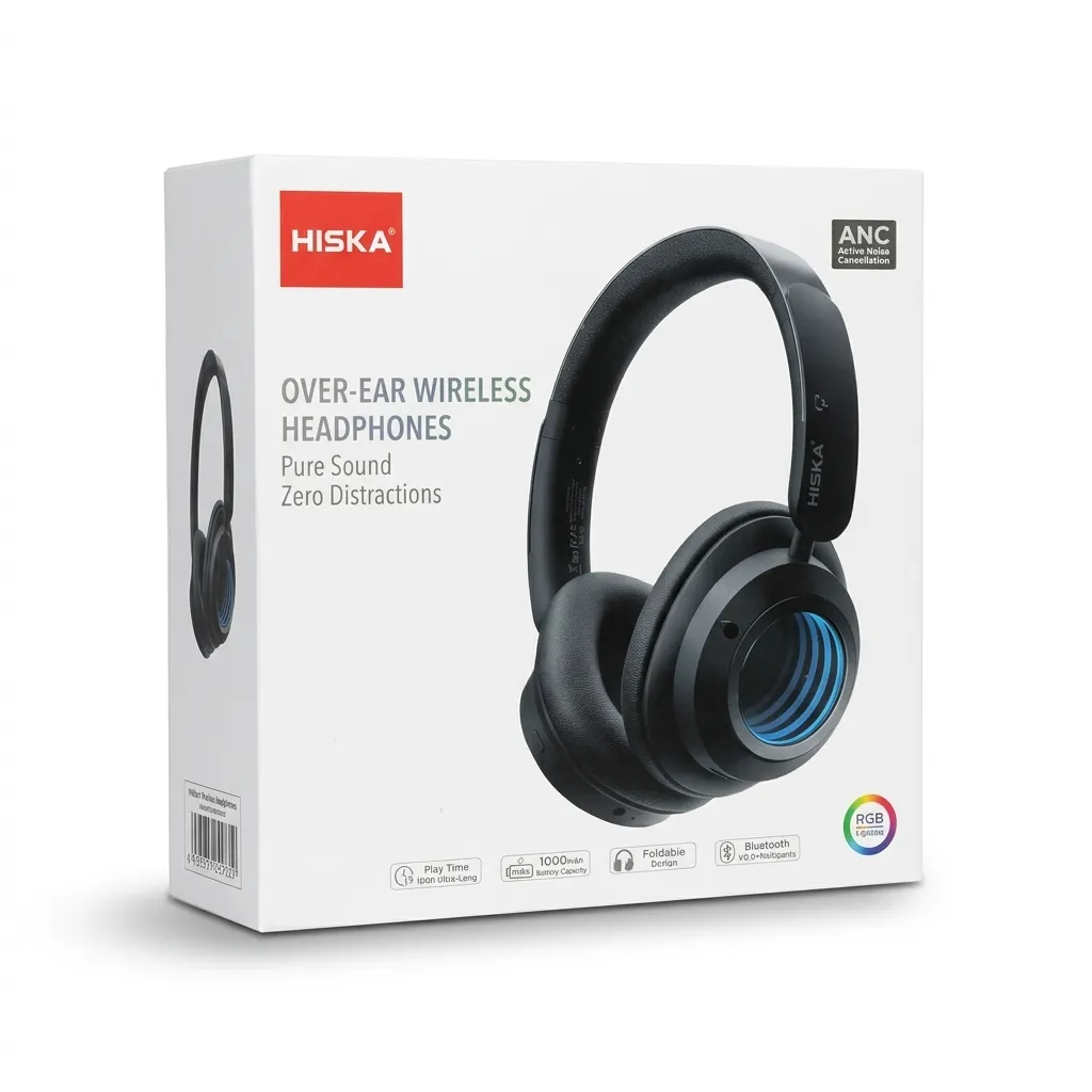 هدفون بلوتوثی RGB هیسکا مدل K-460