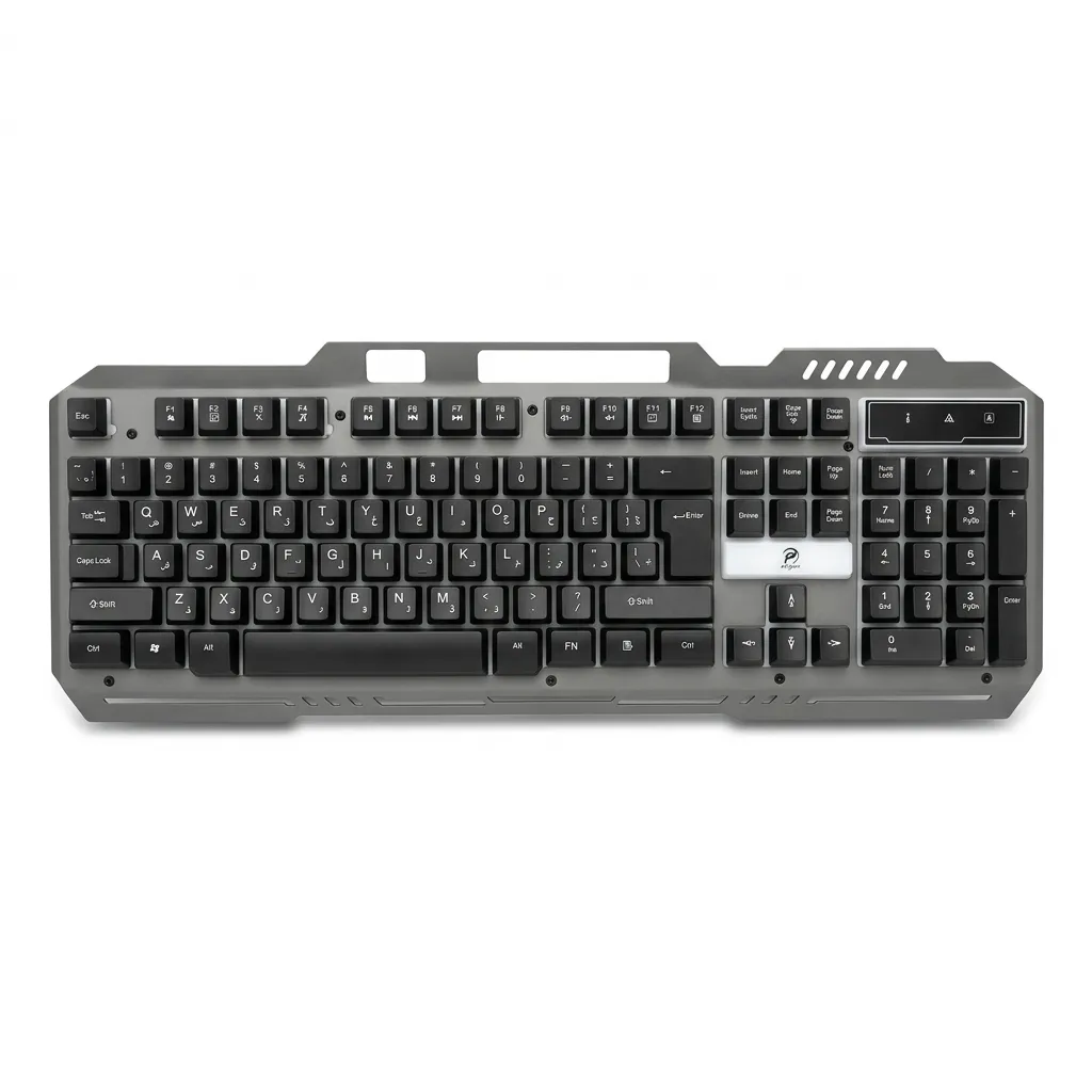 کیبورد RGB سیم دار پی نت مدل KB-1700