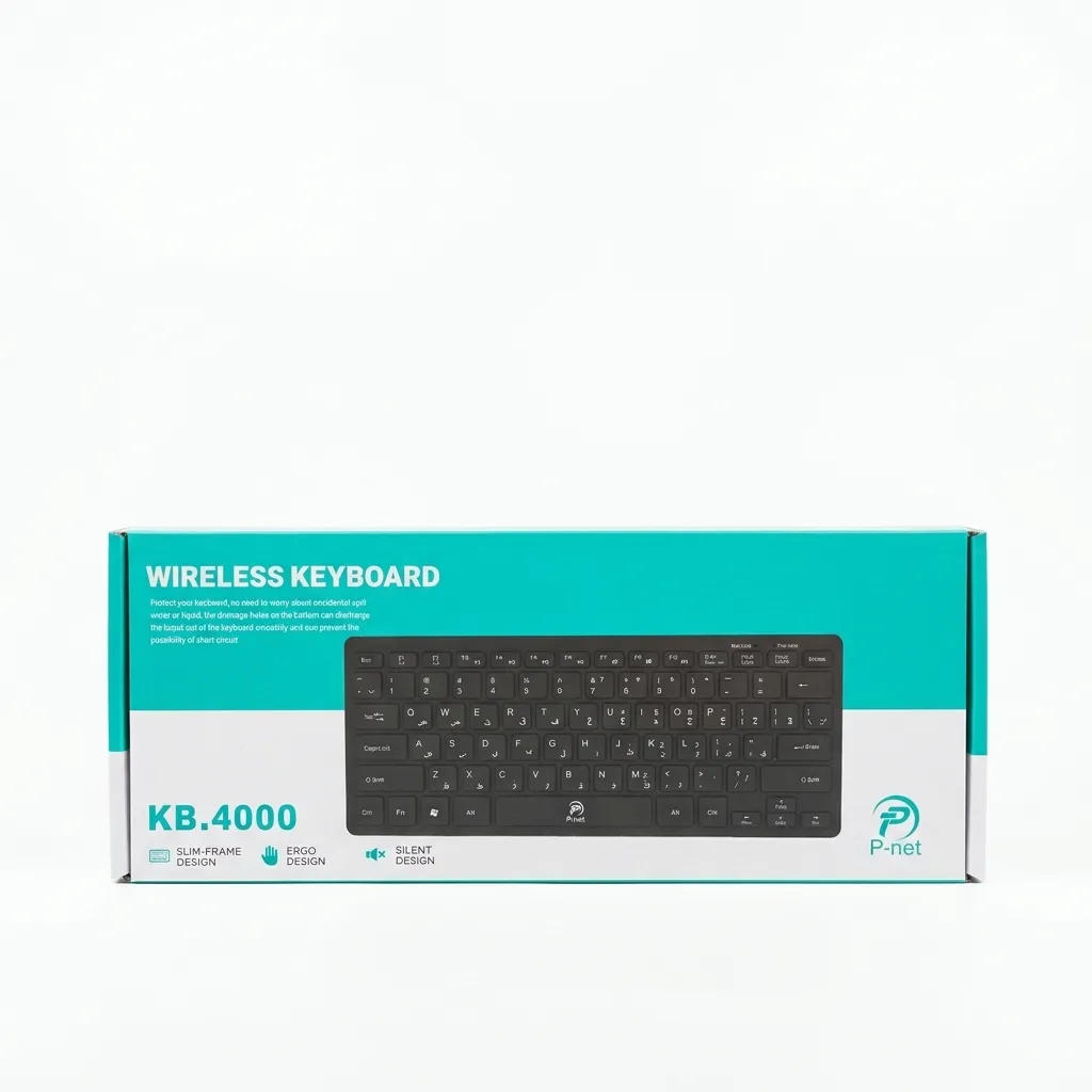کیبورد بی سیم پی نت مدل KB-4000