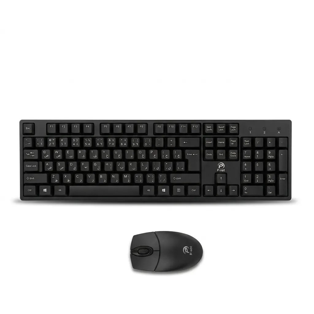 ست موس و کیبورد سیم دار پی نت مدل KM-800