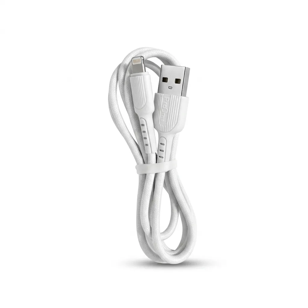 کابل دیتا و شارژ USB-A به Lightening پرووان مدل PCC295
